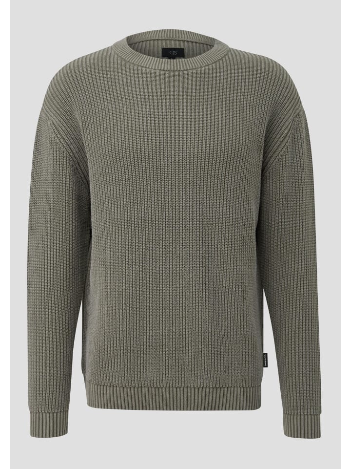 Вязаный свитер цвета 7981_оливковый QS
Вязаный свитер цвета 7981_оливковый QS