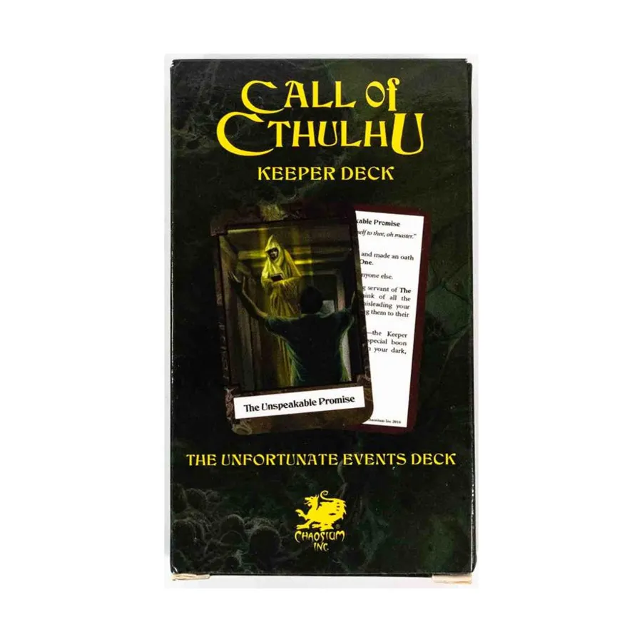 Колода «Зов Ктулху Хранителя» — только при неудачных событиях!, Call of Cthulhu (7th Edition)
Колода «Зов Ктулху Хранителя» — только при неудачных событиях!, Call of Cthulhu (7th Edition)