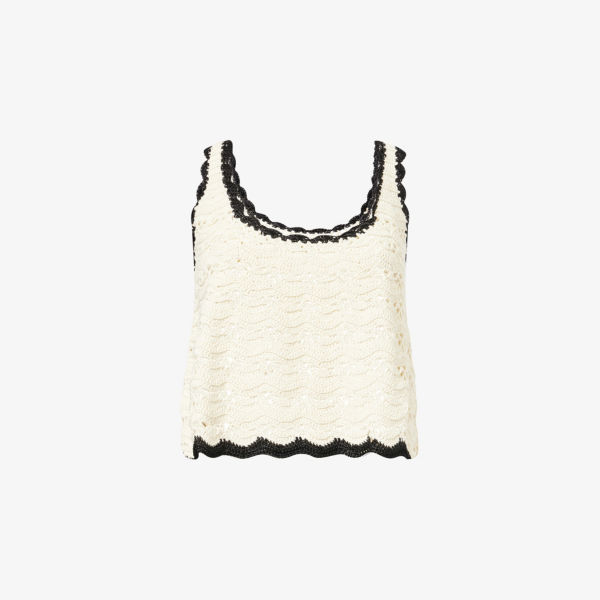 Рубашка-топ Rhiannon Zimmermann из хлопка с вязаным крючком узором, мультиколор
Рубашка-топ Rhiannon Zimmermann из хлопка с вязаным крючком узором, мультиколор