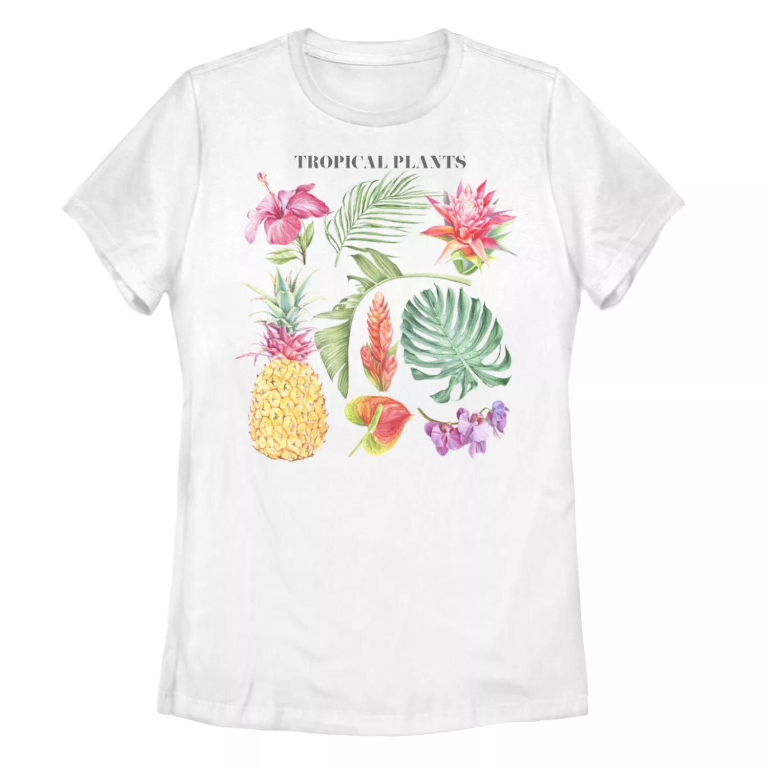 Футболка с рисунком тропических растений для юниоров
Футболка с рисунком тропических растений для юниоров