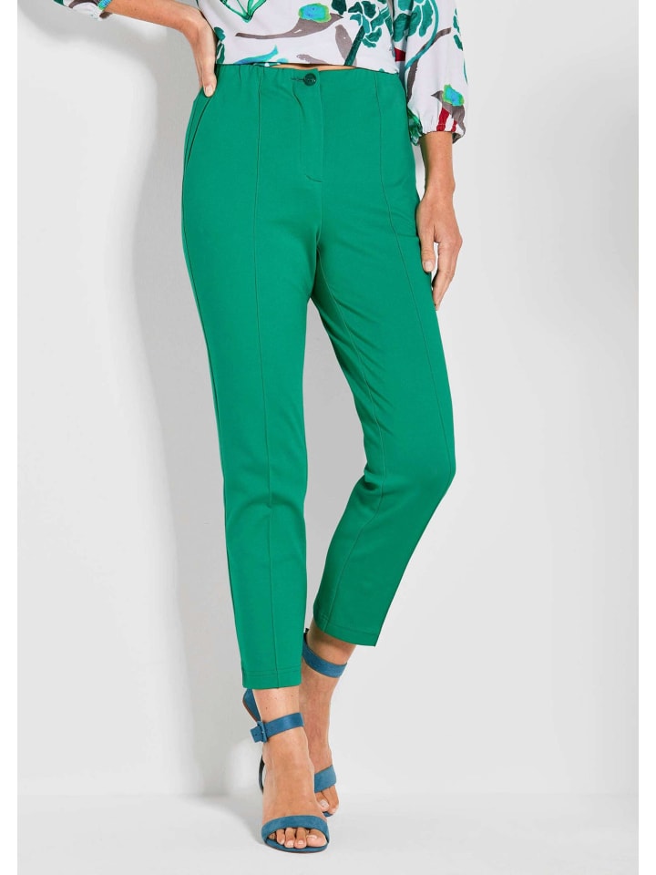 Тканевые брюки GOLDNER, зеленый
Тканевые брюки GOLDNER, зеленый