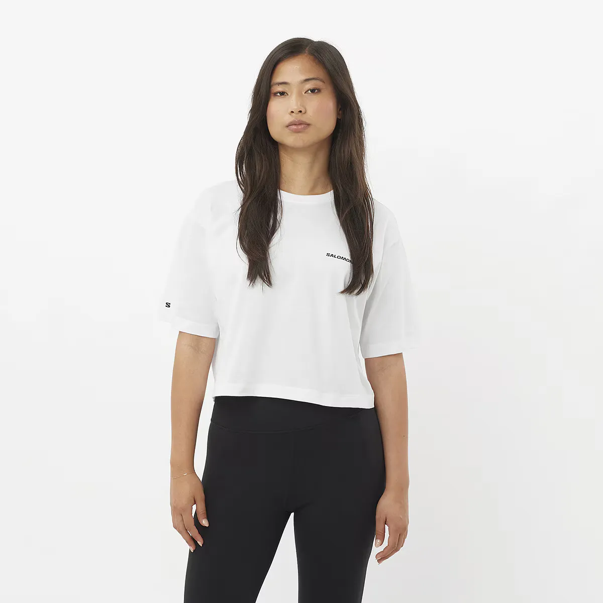Женская футболка с короткими рукавами и логотипом SALOMON, белый
Женская футболка с короткими рукавами и логотипом SALOMON, белый