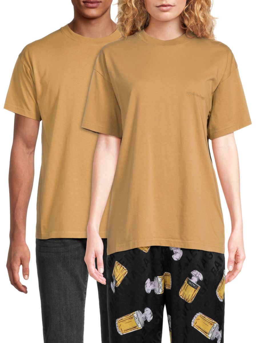 Футболка с вышитым логотипом Balenciaga, цвет Oat
Футболка с вышитым логотипом Balenciaga, цвет Oat