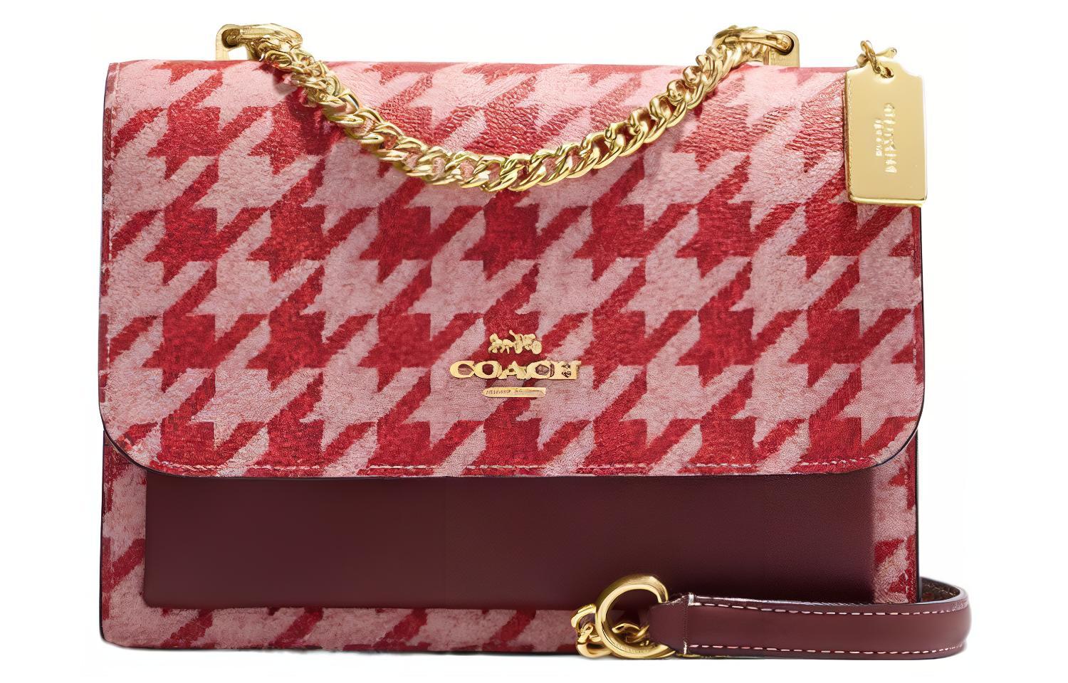 COACH Кожаная квадратная сумка через плечо женская красная
COACH Кожаная квадратная сумка через плечо женская красная