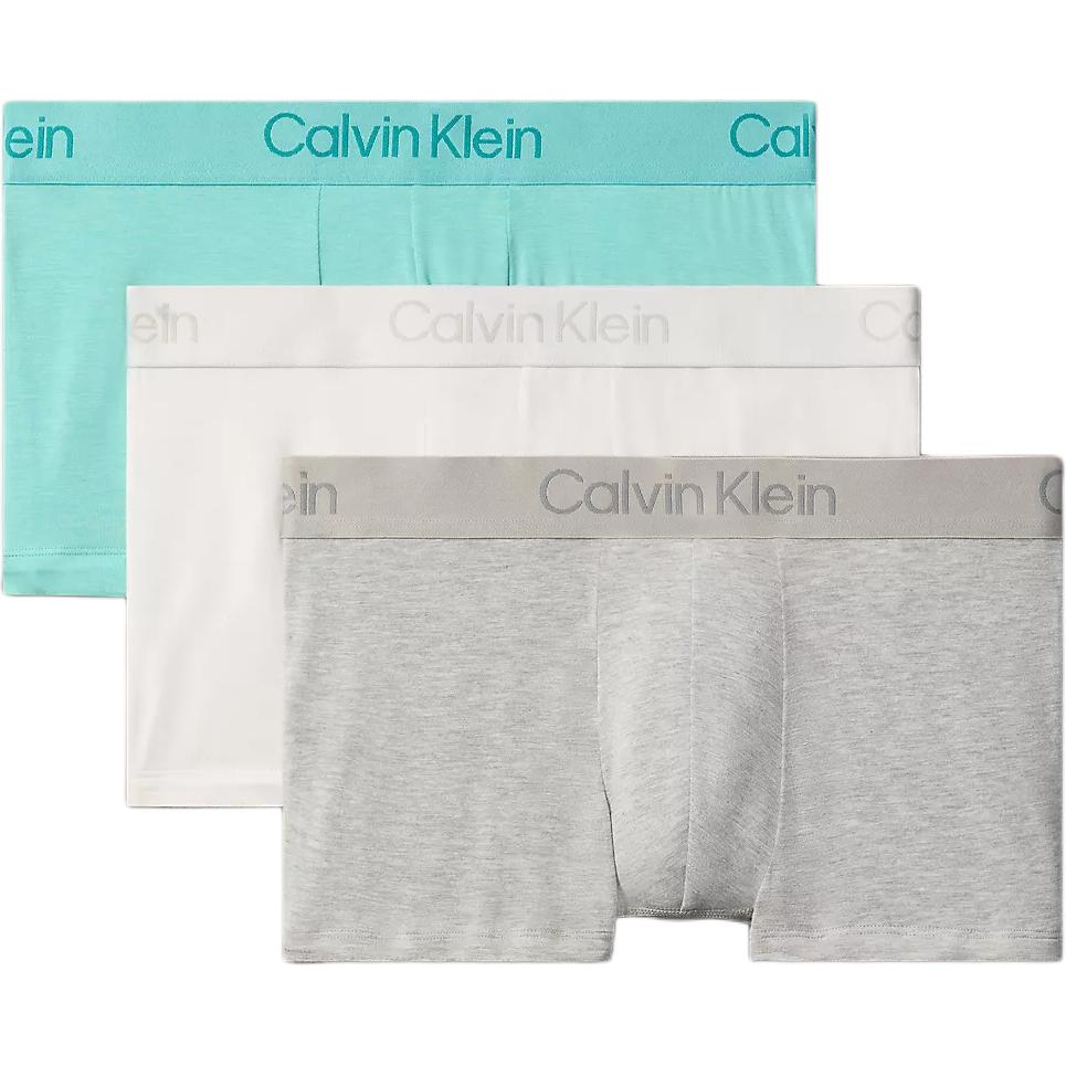 Мужские трусы, комплект из 3 штук Calvin Klein, 3 pack (серый+белый+aqua зеленый)
Мужские трусы, комплект из 3 штук Calvin Klein, 3 pack (серый+белый+aqua зеленый)