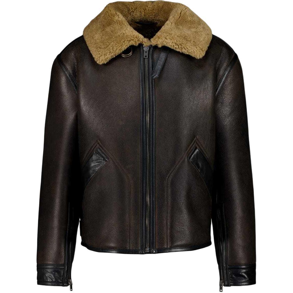 Куртка с отделкой из овчины Lemaire, коричневый
Куртка с отделкой из овчины Lemaire, коричневый