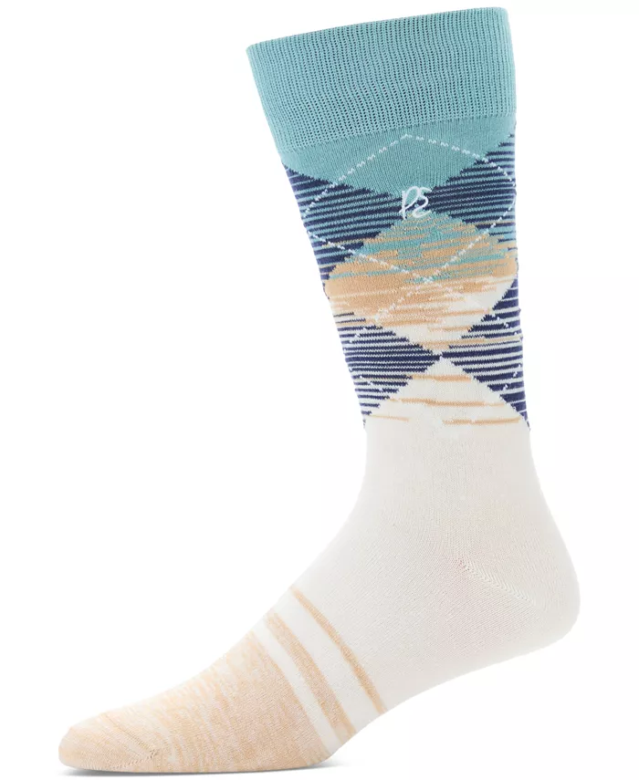 Мужские носки с выцветающим узором аргайл, модель Crew Perry Ellis Portfolio, белый
Мужские носки с выцветающим узором аргайл, модель Crew Perry Ellis Portfolio, белый