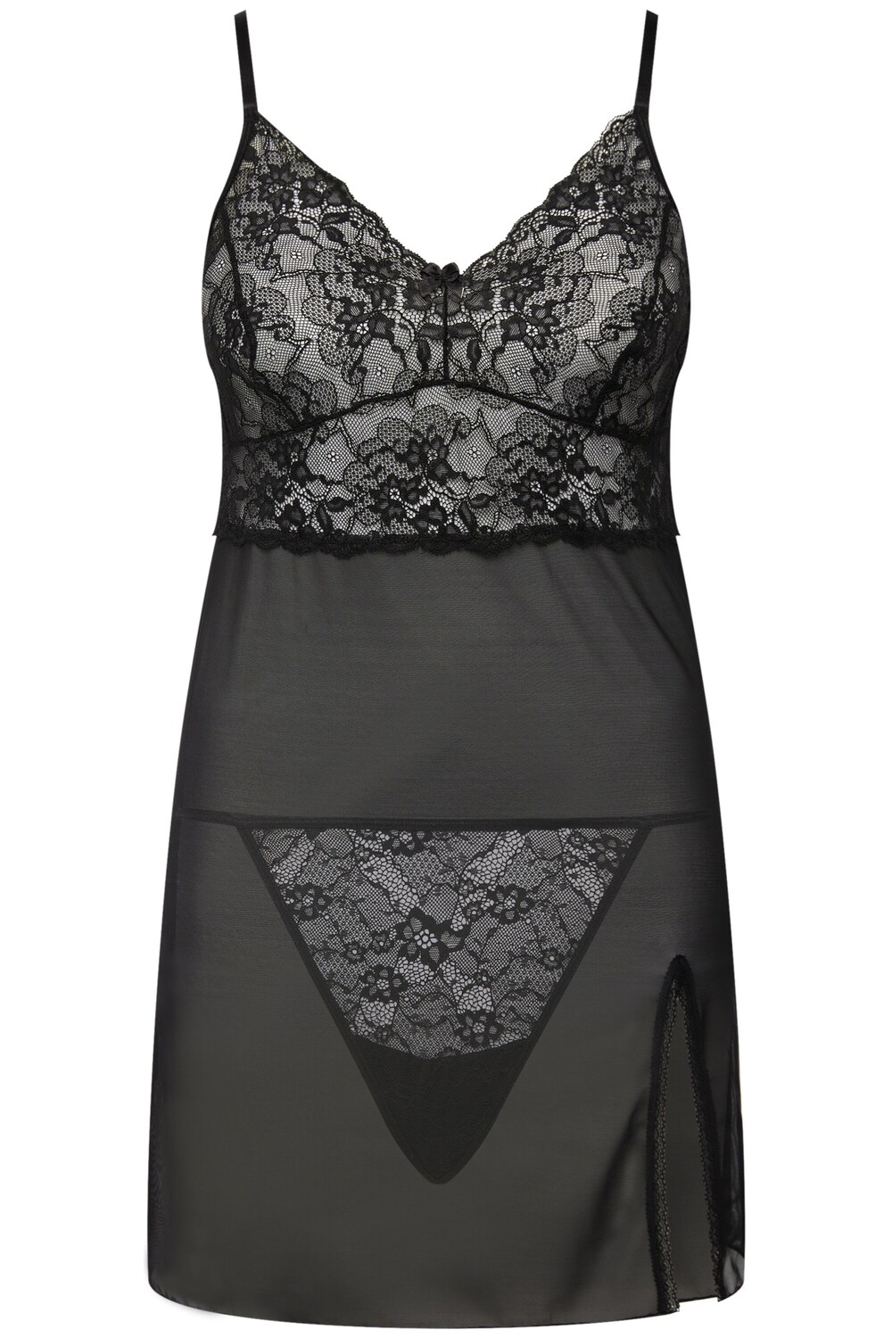 Ulla Popken Пеньюар в черном цвете
Ulla Popken Пеньюар в черном цвете