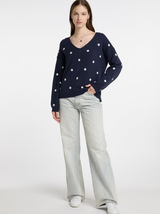 Вязаный свитер Dreimaster, синий
Вязаный свитер Dreimaster, синий