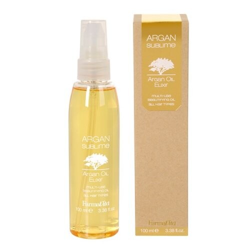 Farmavita Argan Sublime Elixir, Многофункциональное аргановое масло для волос, 100мл
Farmavita Argan Sublime Elixir, Многофункциональное аргановое масло для волос, 100мл
