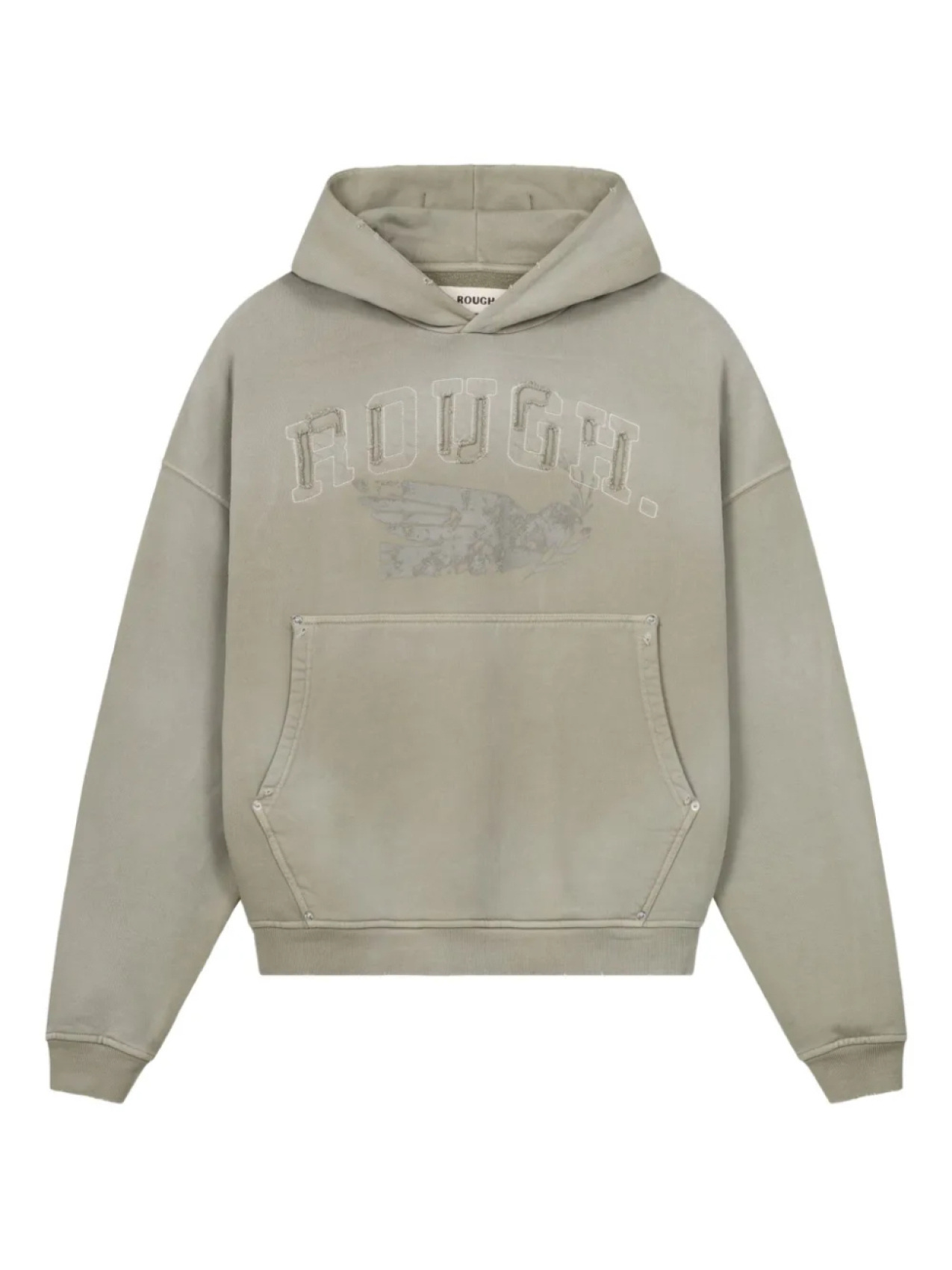 Толстовка с капюшоном и логотипом ROUGH., зеленый
Толстовка с капюшоном и логотипом ROUGH., зеленый