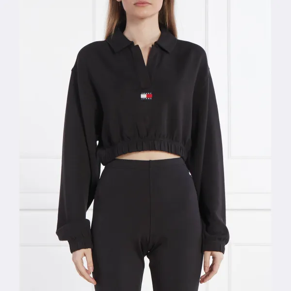 Укороченная толстовка поло Tjw spr crp с драпировкой и значком Tommy Hilfiger, черный
Укороченная толстовка поло Tjw spr crp с драпировкой и значком Tommy Hilfiger, черный