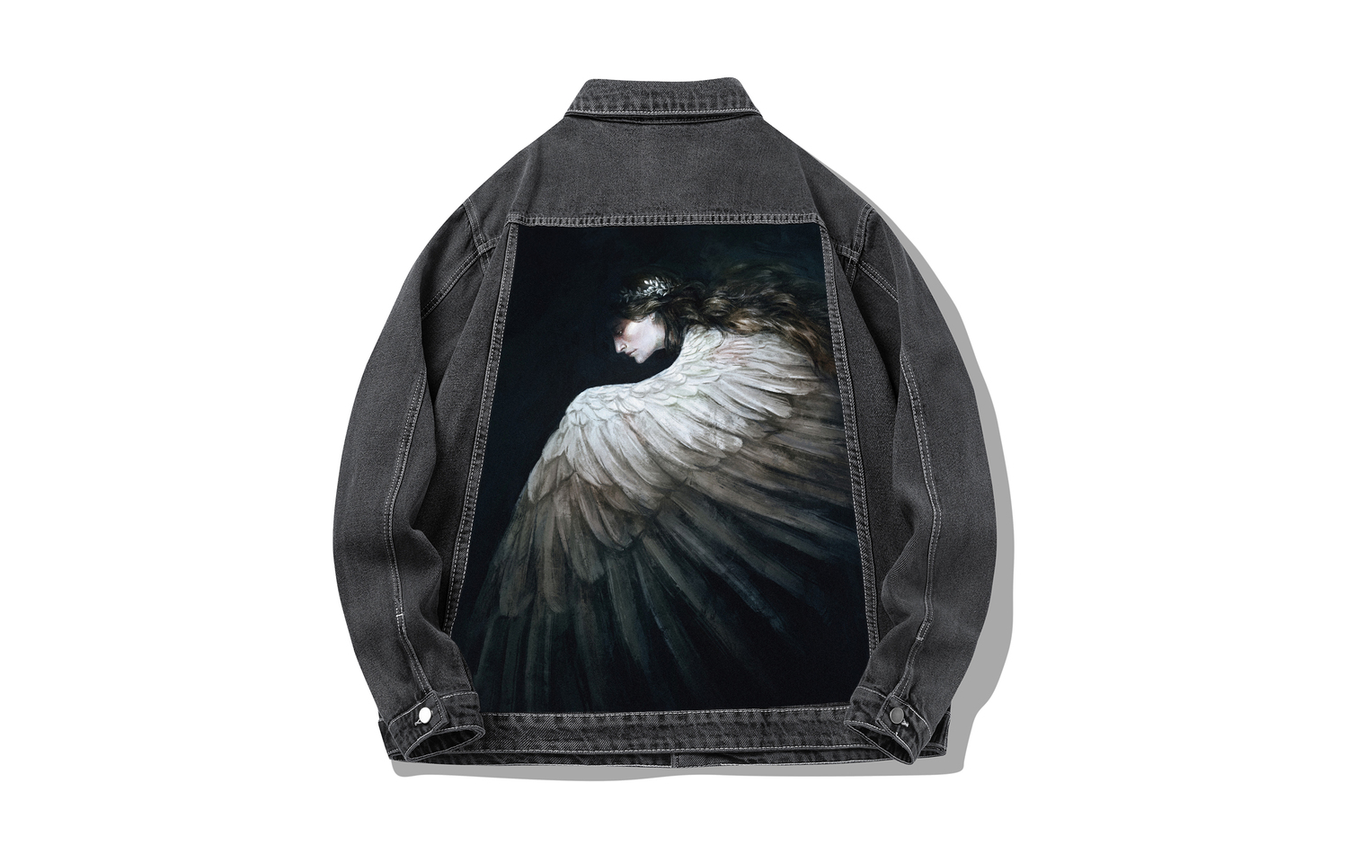 BEENTRILL Джинсовая куртка унисекс, Washed Black
BEENTRILL Джинсовая куртка унисекс, Washed Black