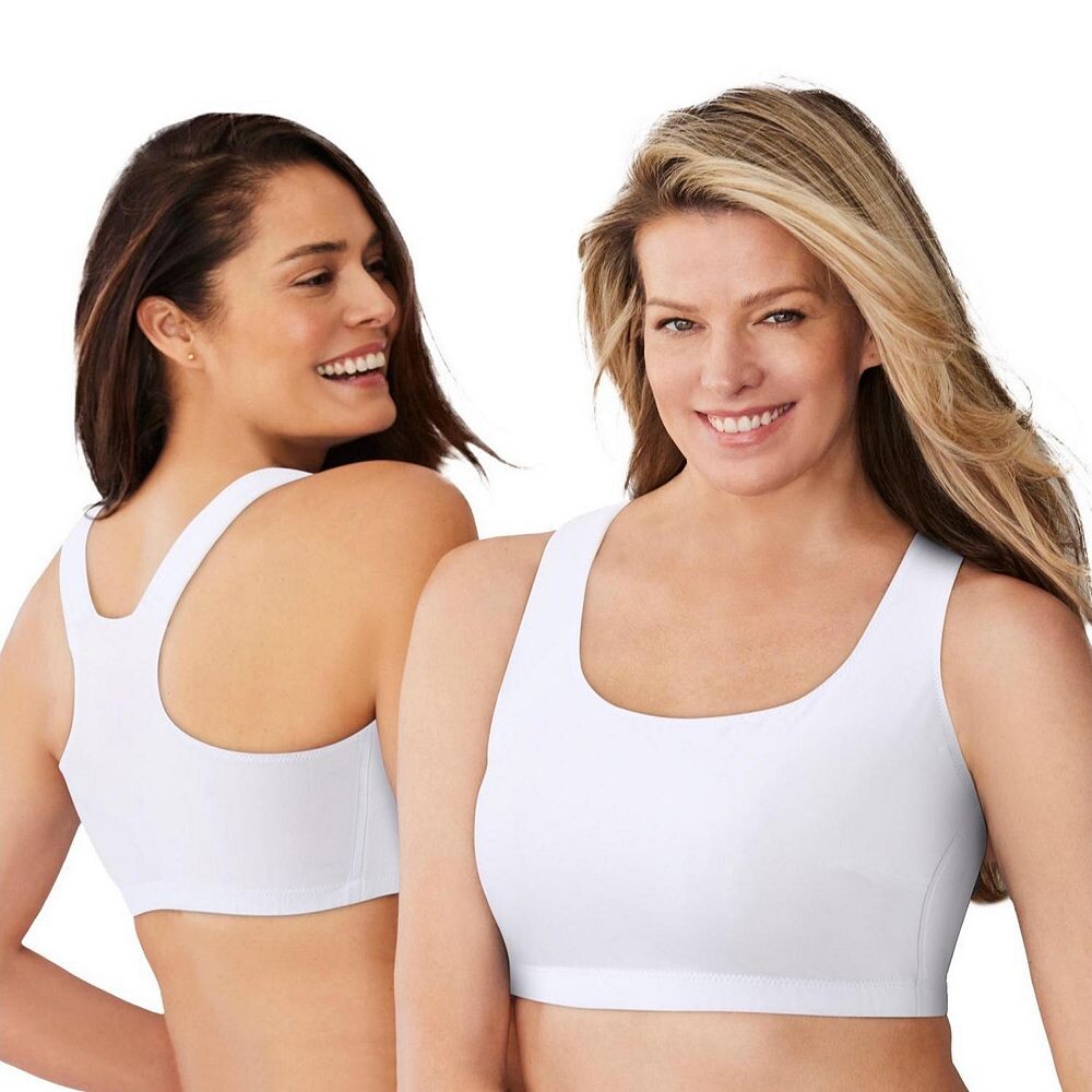 Женские спортивные бюстгальтеры больших размеров Comfort Choice без проводов, комплект из 2 шт., белый
Женские спортивные бюстгальтеры больших размеров Comfort Choice без проводов, комплект из 2 шт., белый