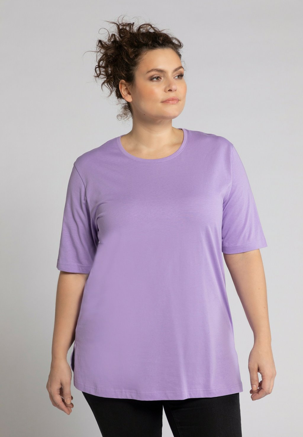 Базовая футболка Ulla Popken, сиреневый
Базовая футболка Ulla Popken, сиреневый