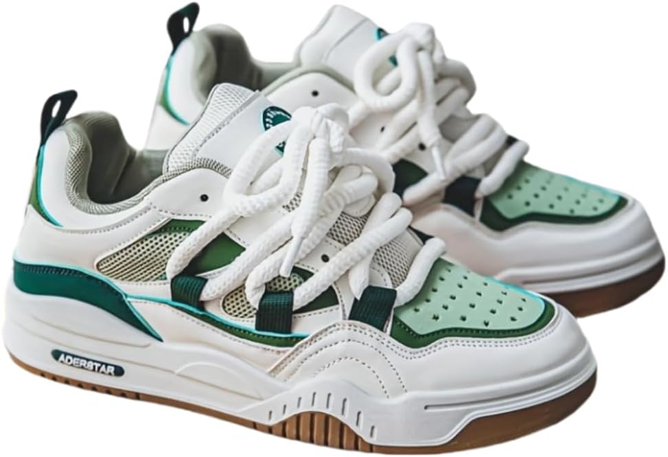 Мужские модные массивные скейт-кроссовки с хорошим сцеплением, дышащие кроссовки на шнуровке для активного отдыха на улице Hhhchpm, зеленый
Мужские модные массивные скейт-кроссовки с хорошим сцеплением, дышащие кроссовки на шнуровке для активного отдыха на улице Hhhchpm, зеленый