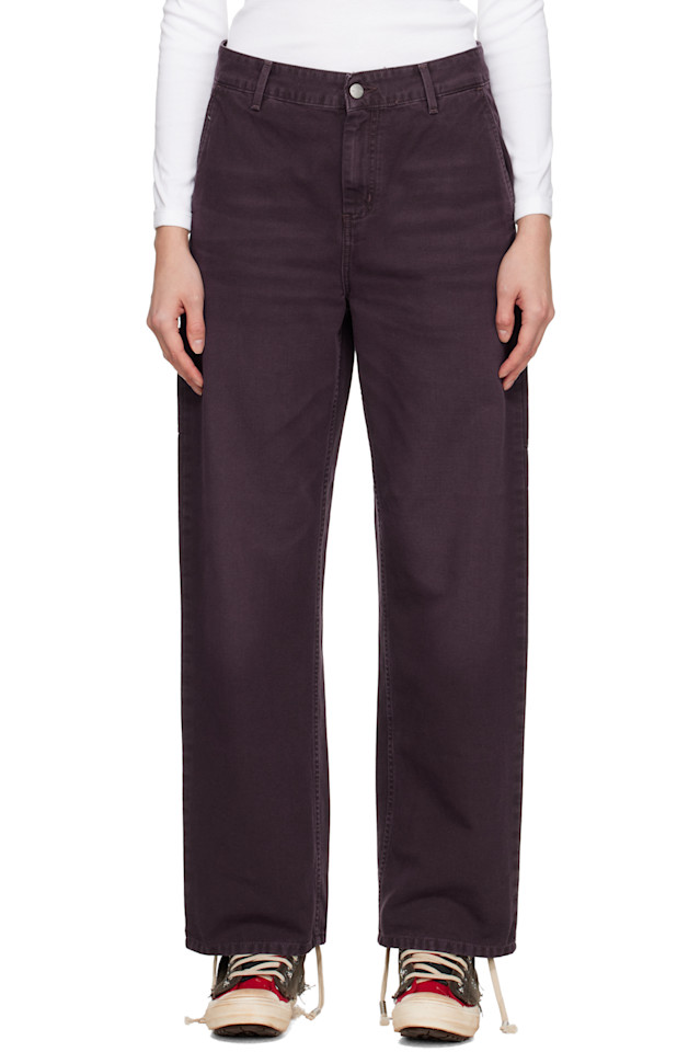 Carhartt Work In Progress Бордовые брюки с перфорацией
Carhartt Work In Progress Бордовые брюки с перфорацией