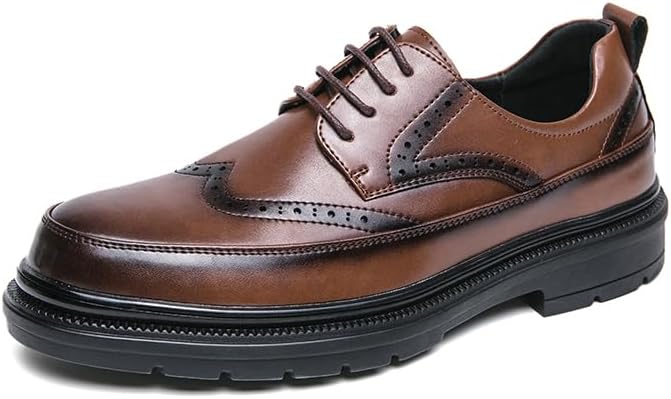 Мужские кожаные оксфорды с крыльями, ретро-платформа, шнуровка, броги, классические, удобные, деловые формальные туфли Zzyyzzyy, коричневый
Мужские кожаные оксфорды с крыльями, ретро-платформа, шнуровка, броги, классические, удобные, деловые формальные туфли Zzyyzzyy, коричневый