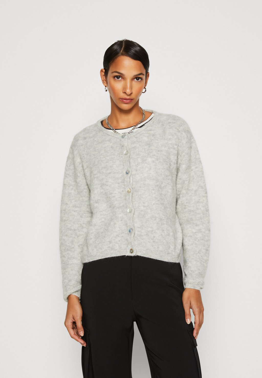 Кардиган American Vintage, серый 
Кардиган American Vintage, серый