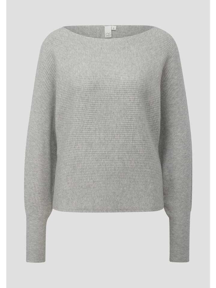 QS Вязаный свитер цвета 9400_серый меланж
QS Вязаный свитер цвета 9400_серый меланж