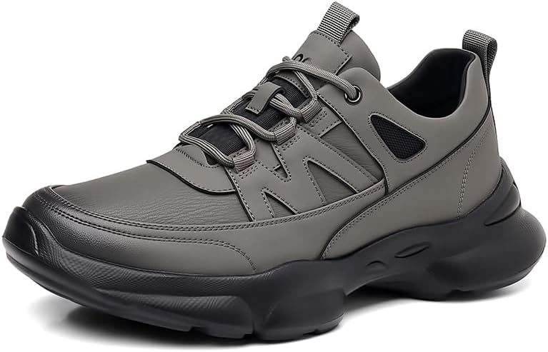 SFXLUCART Нескользящие мужские повседневные кожаные туфли, легкие спортивные туфли, удобные кроссовки с круглым носком, обувь для активного отдыха, мужские кроссовки, серый
SFXLUCART Нескользящие мужские повседневные кожаные туфли, легкие спортивные туфли, удобные кроссовки с круглым носком, обувь для активного отдыха, мужские кроссовки, серый