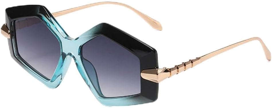 LVTFCO Мужские солнцезащитные очки в форме бриллианта, высококачественные, универсальные, модные, женские, с металлическими дужками и змеевидным узором, зеркальные, Blue
LVTFCO Мужские солнцезащитные очки в форме бриллианта, высококачественные, универсальные, модные, женские, с металлическими дужками и змеевидным узором, зеркальные, Blue