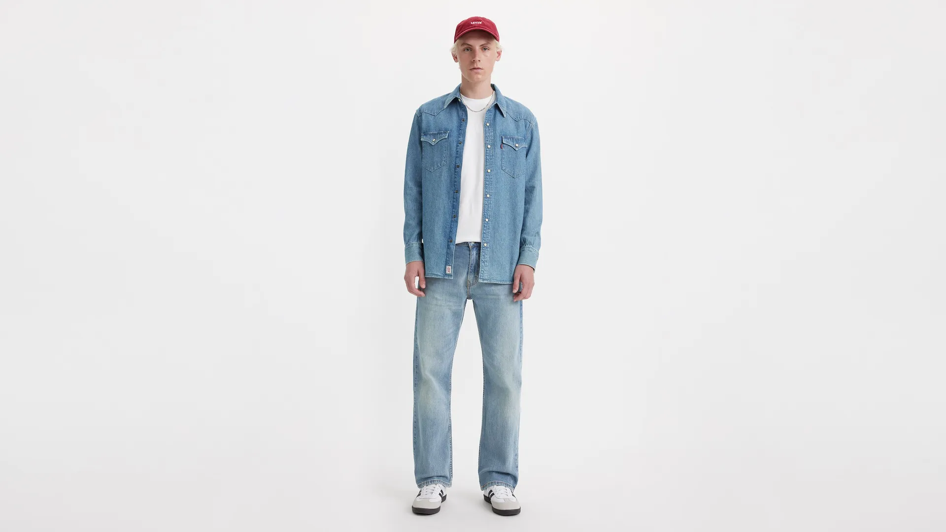569 свободные мужские джинсы прямого кроя Levi's, цвет Never Give You Up - Light Wash - Stretch
569 свободные мужские джинсы прямого кроя Levi's, цвет Never Give You Up - Light Wash - Stretch