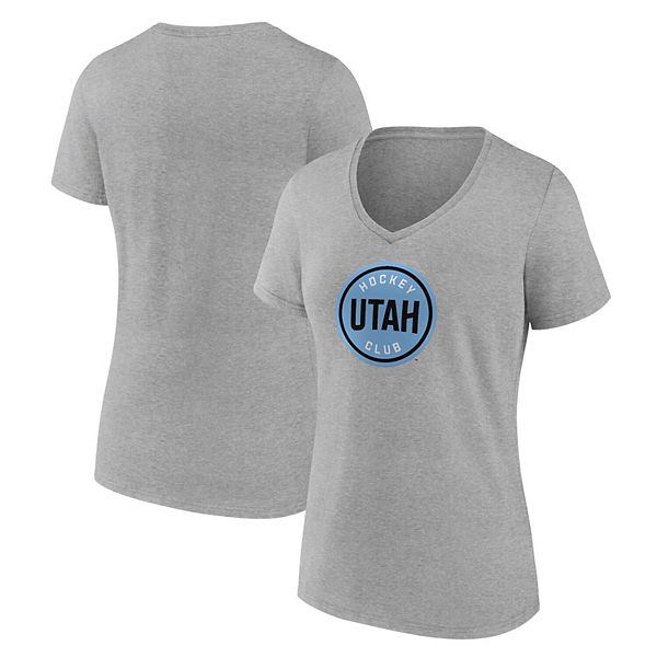 Женская футболка с V-образным вырезом и логотипом Utah Hockey Club в цвете heather gray Fanatics
Женская футболка с V-образным вырезом и логотипом Utah Hockey Club в цвете heather gray Fanatics