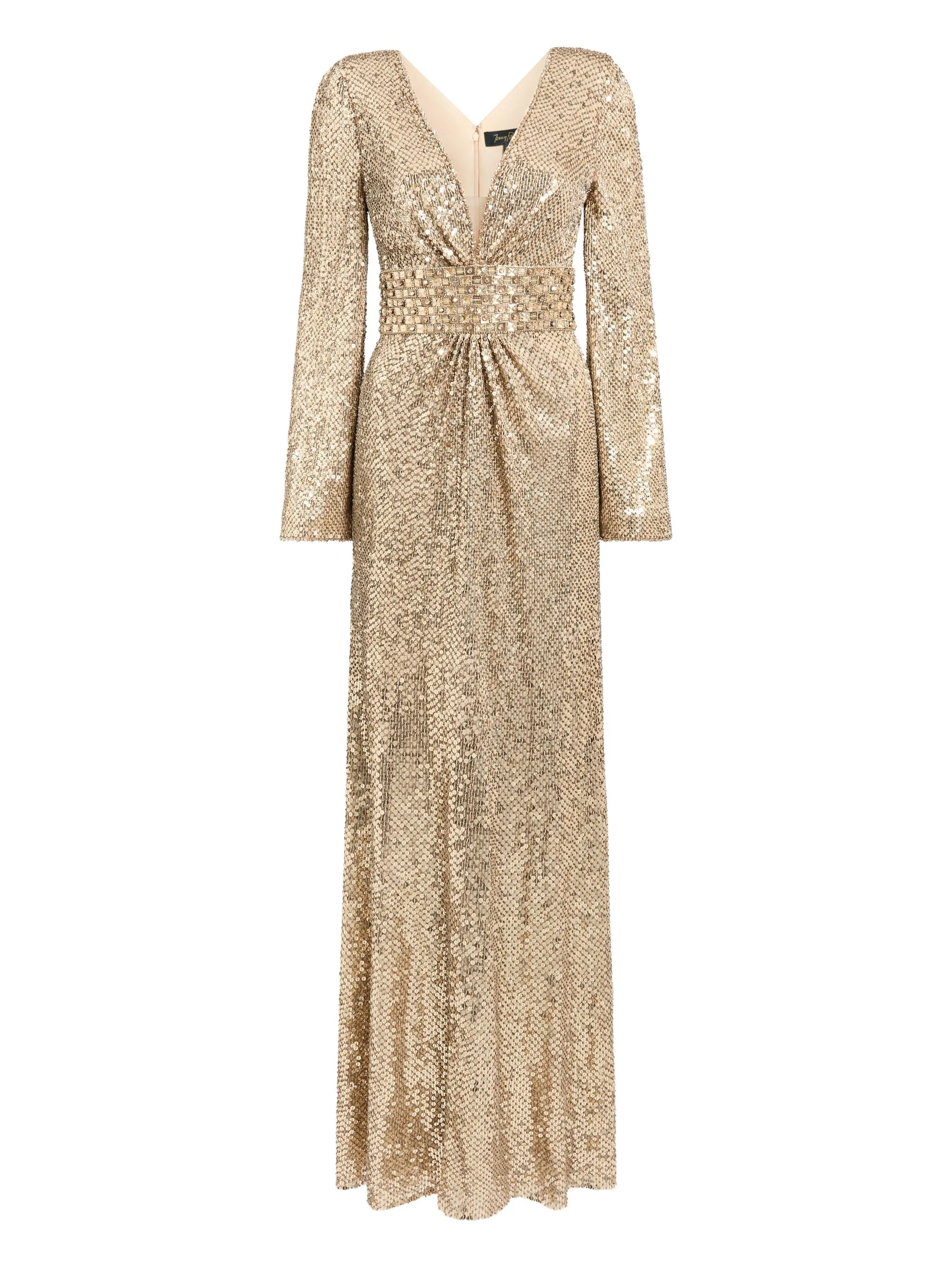Июньское макси-платье, украшенное блестками Jenny Packham, золотистый
Июньское макси-платье, украшенное блестками Jenny Packham, золотистый