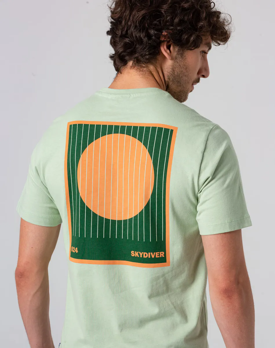Мужская футболка с короткими рукавами зеленого цвета Skydiver, зеленый
Мужская футболка с короткими рукавами зеленого цвета Skydiver, зеленый