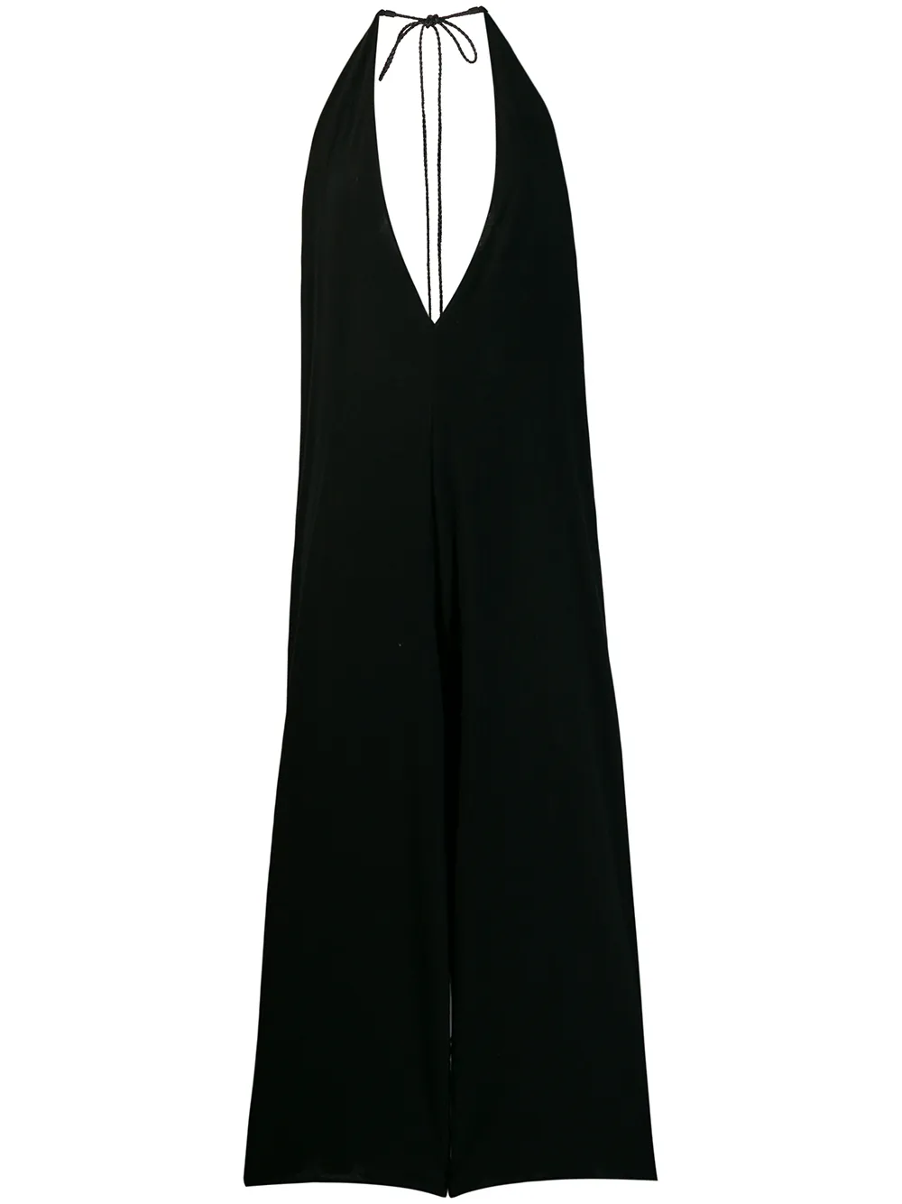 Комбинезон с глубоким V-образным вырезом Caravana, черный 
Комбинезон с глубоким V-образным вырезом Caravana, черный