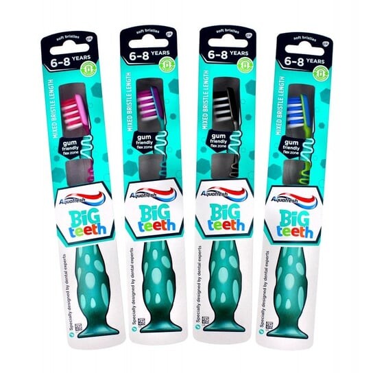 Зубная щетка для детей 6-8 лет Мягкая Aquafresh, Big Teeth
Зубная щетка для детей 6-8 лет Мягкая Aquafresh, Big Teeth