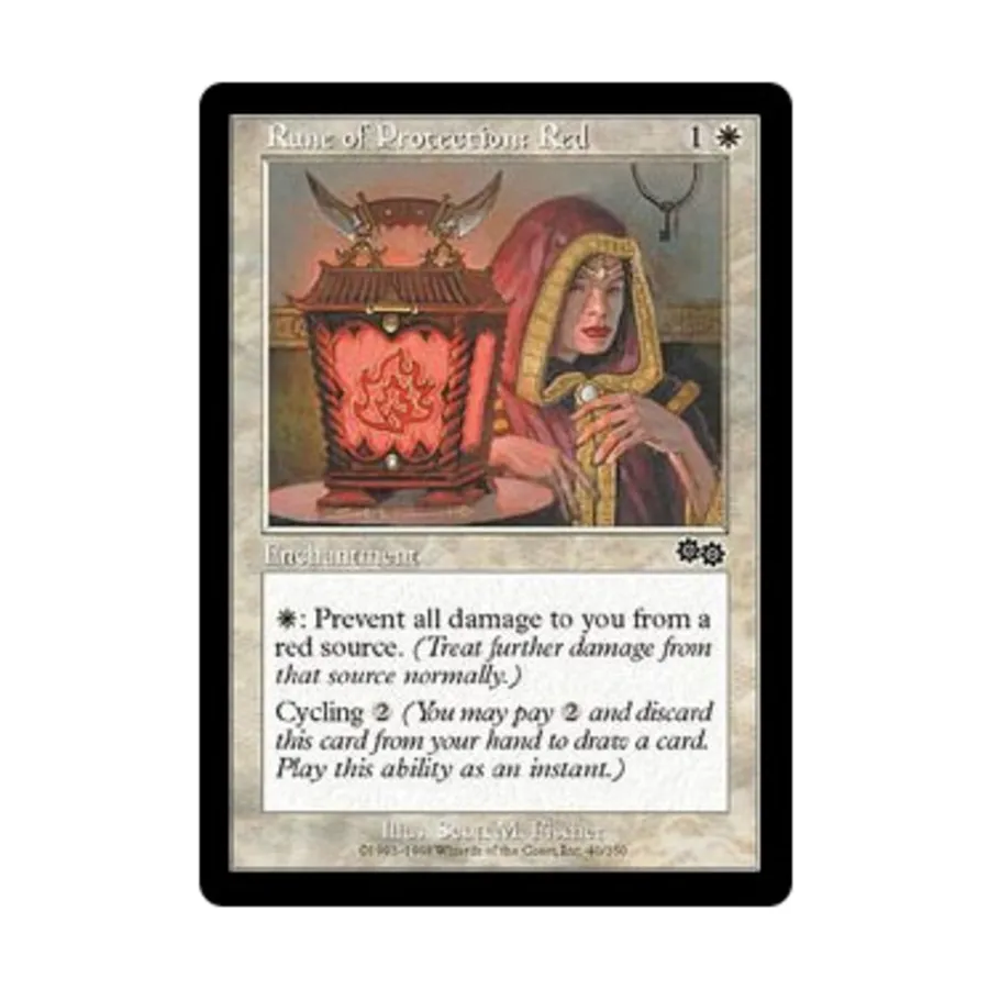 CCG Руна защиты: Красная (С), MTG - Urza's Saga
CCG Руна защиты: Красная (С), MTG - Urza's Saga