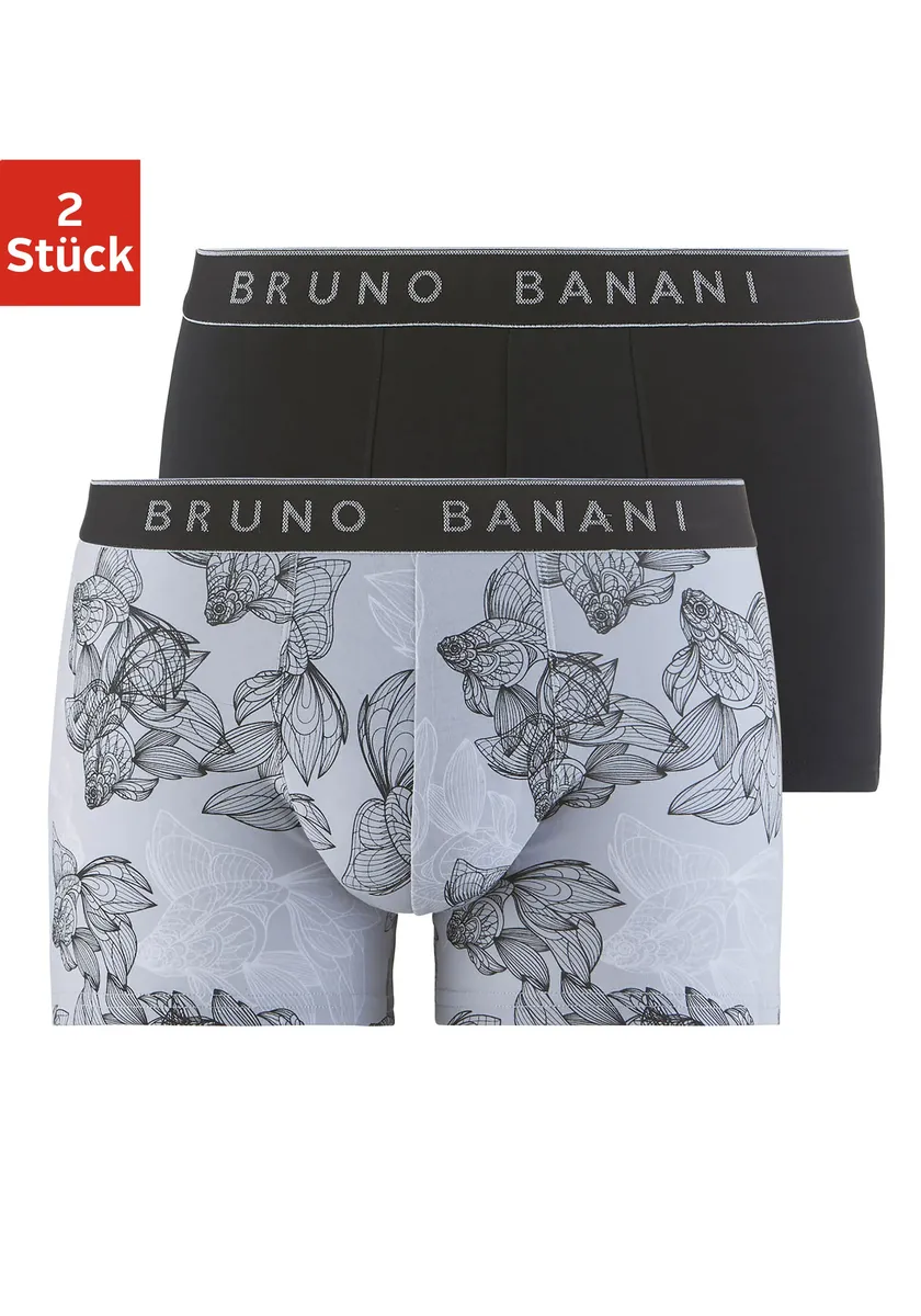 Боксеры Bruno Banani (2 шт.) с эффектным рисунком, цвет Schwarz-Uni / Hellgrau-Bedruckt
Боксеры Bruno Banani (2 шт.) с эффектным рисунком, цвет Schwarz-Uni / Hellgrau-Bedruckt