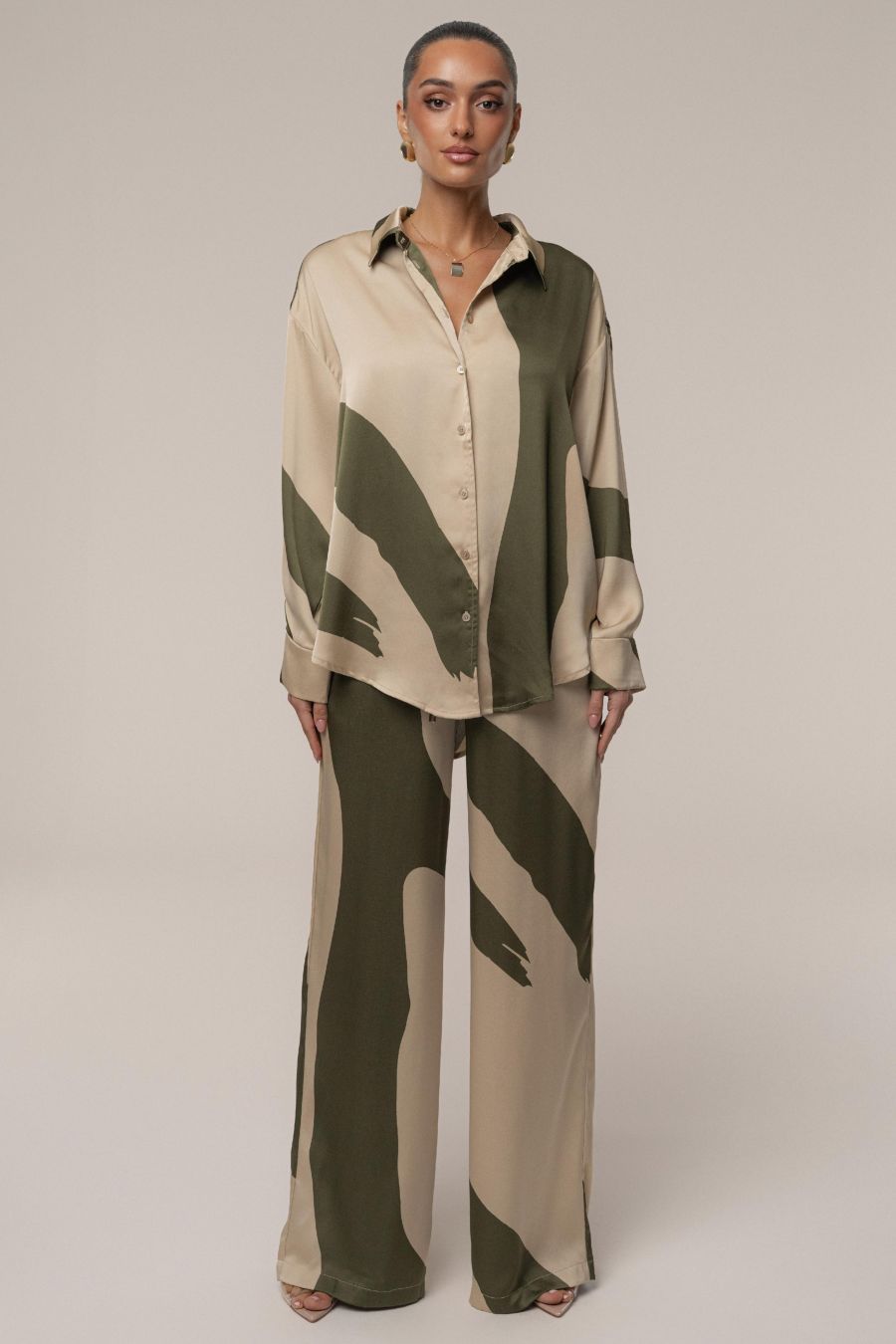 Женская блузка Ella Safari JLUXLABEL, Green
Женская блузка Ella Safari JLUXLABEL, Green