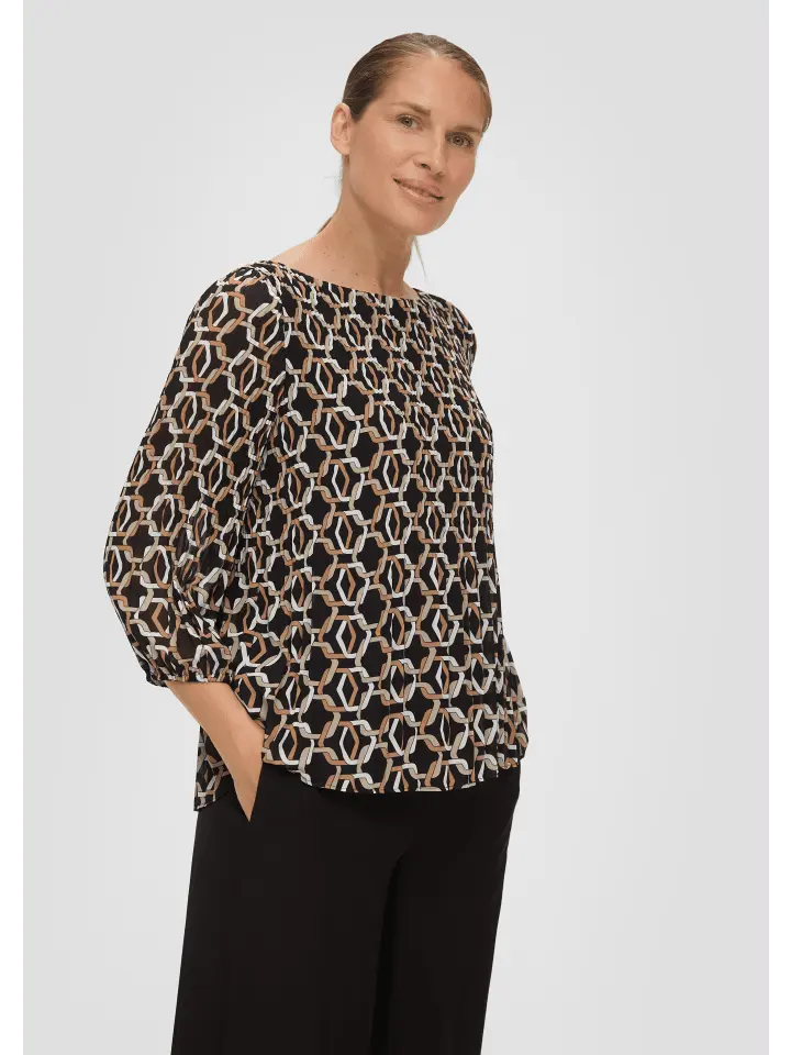 Блуза sOliver BLACK LABEL langarm, черный
Блуза sOliver BLACK LABEL langarm, черный