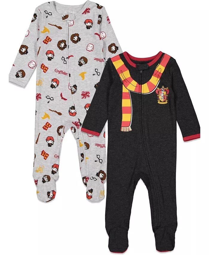 Комплект из 2 костюмов на молнии для мальчиков и девочек Sleep N' Play Комбинезоны для новорожденных Harry Potter, мультиколор
Комплект из 2 костюмов на молнии для мальчиков и девочек Sleep N' Play Комбинезоны для новорожденных Harry Potter, мультиколор