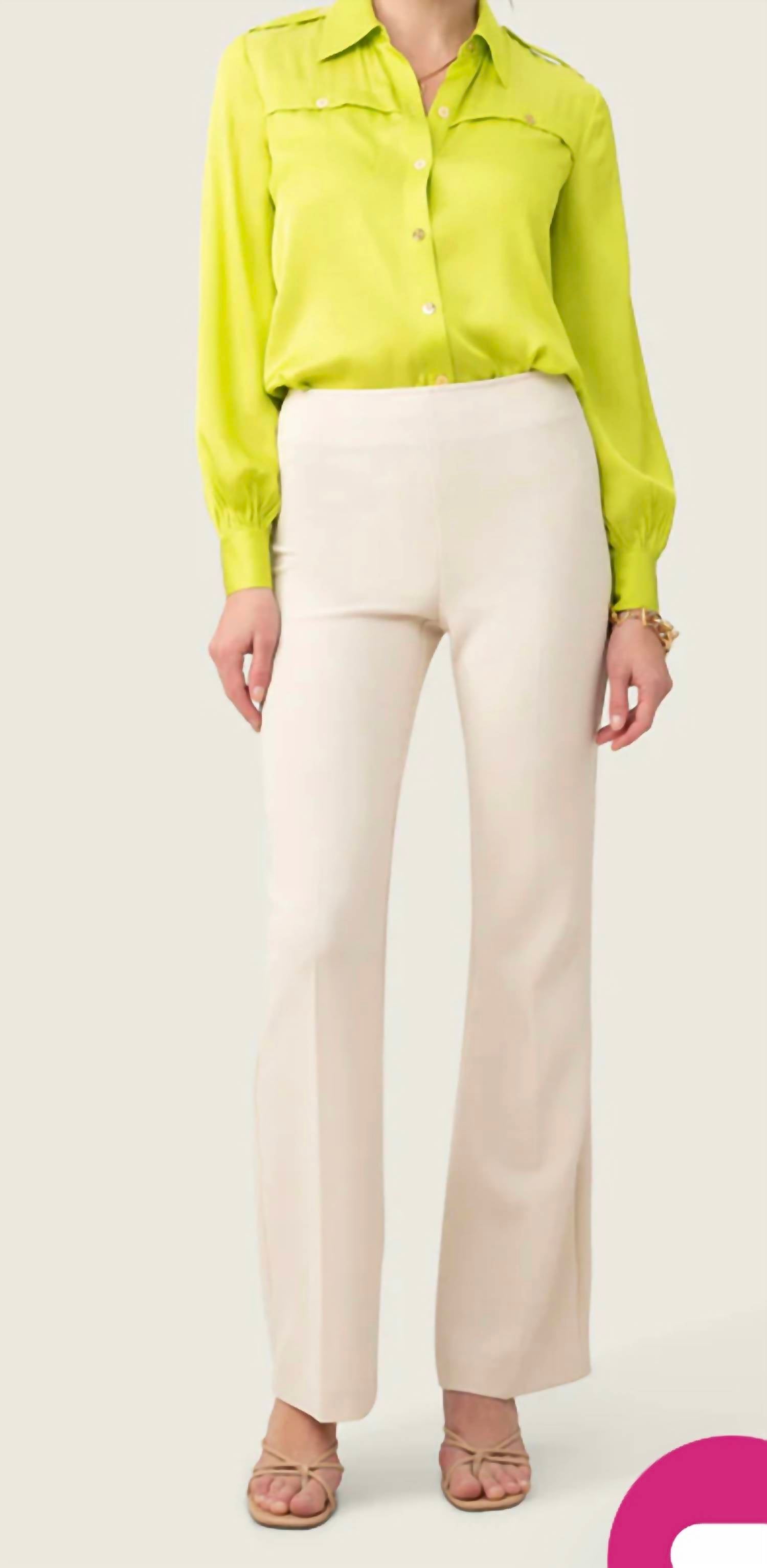 Брюки Chimayo кремового цвета Trina Turk
Брюки Chimayo кремового цвета Trina Turk