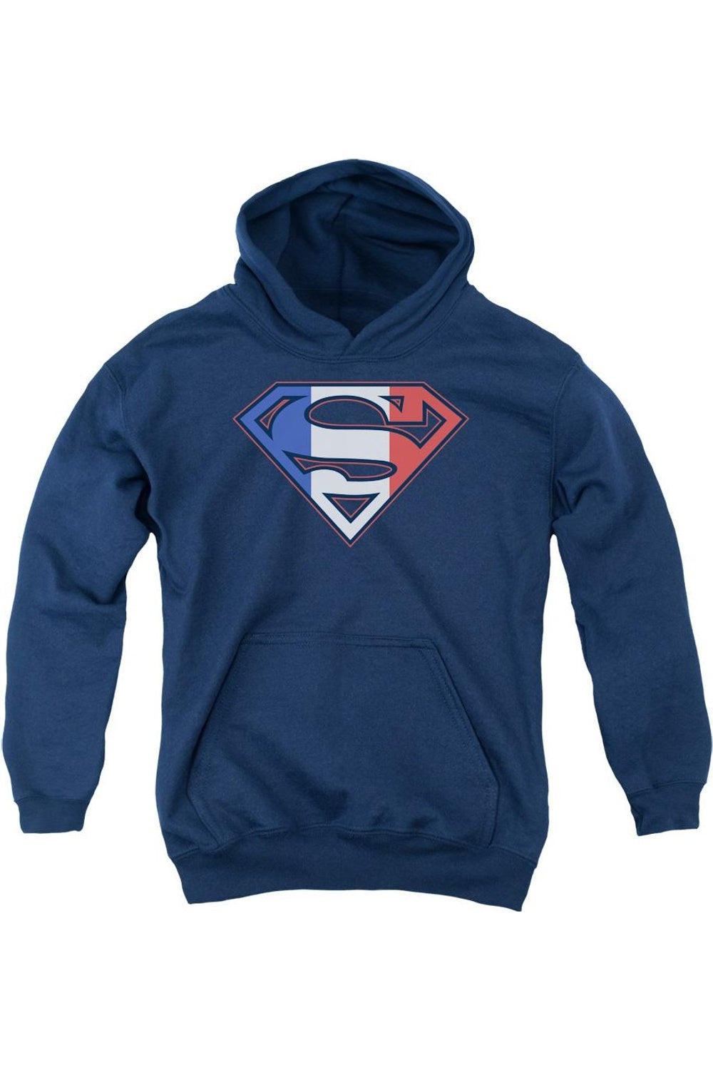 Детская толстовка с капюшоном Superman French Shield Gildan, темно-синий
Детская толстовка с капюшоном Superman French Shield Gildan, темно-синий