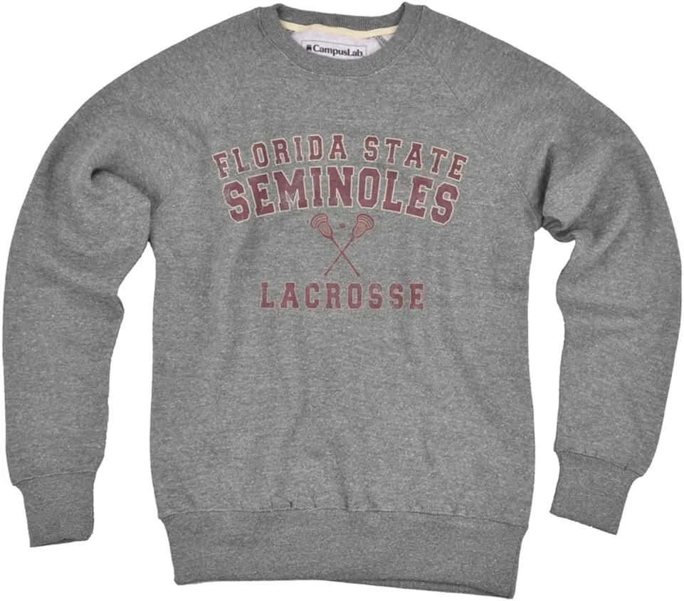 Campus Lab Florida State University Distressed Lacrosse Unisex Adult Slim Fit Crewneck Sweatshirt
Campus Lab Florida State University Distressed Lacrosse Unisex Adult Slim Fit Crewneck Sweatshirt