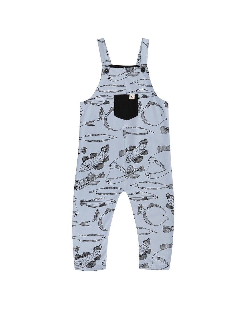 Комбинезон Turtledove London с принтом «Любимая рыба», синий 
Комбинезон Turtledove London с принтом «Любимая рыба», синий