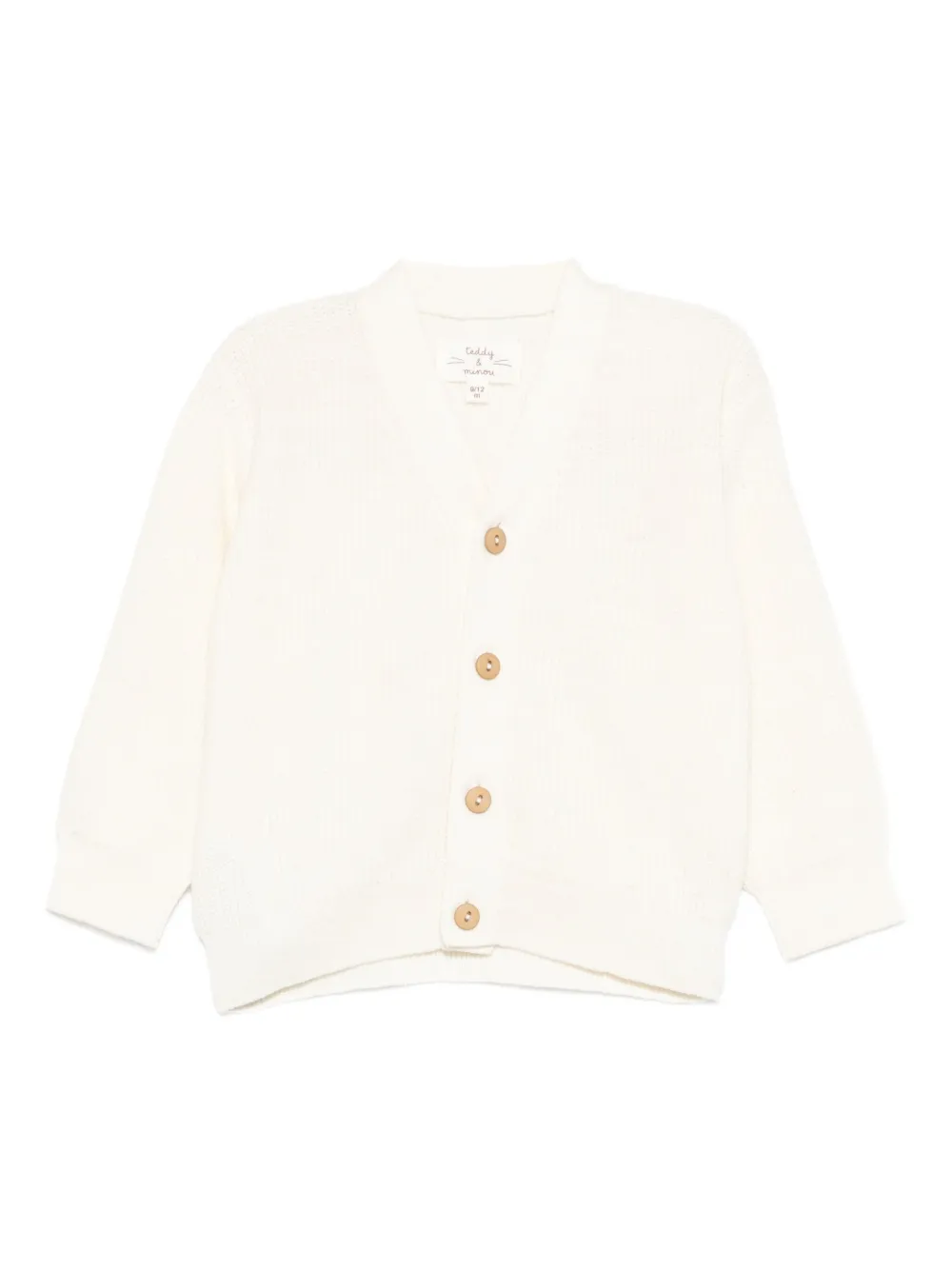 Кардиган с V-образным вырезом Teddy & Minou, белый
Кардиган с V-образным вырезом Teddy & Minou, белый