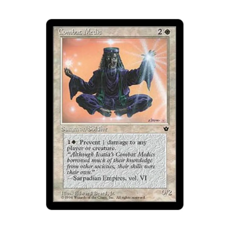 CCG Боевой медик - Вер. 2 (С4), MTG - Fallen Empires
CCG Боевой медик - Вер. 2 (С4), MTG - Fallen Empires