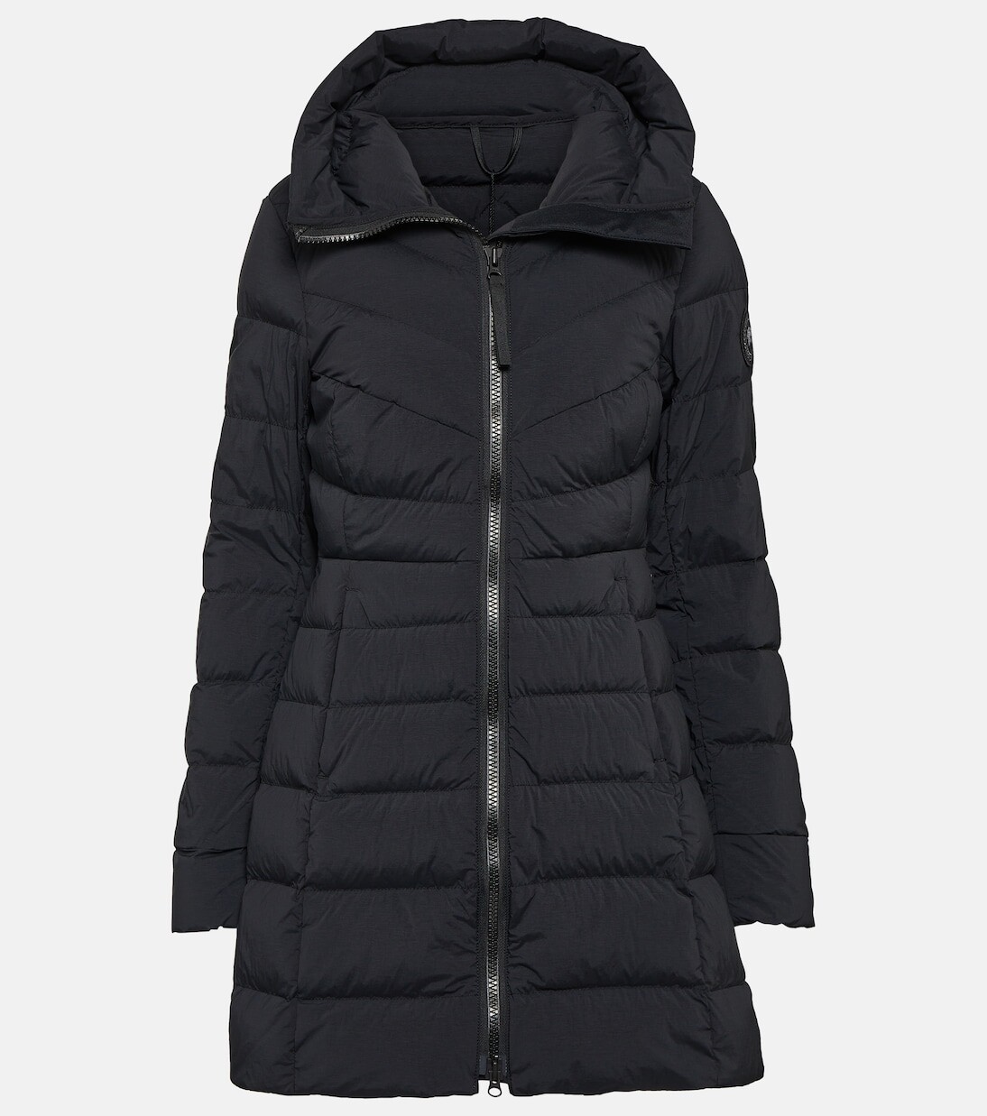 Короткий пуховик clair Canada Goose, черный
Короткий пуховик clair Canada Goose, черный