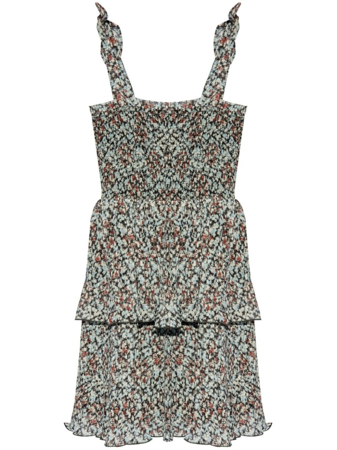 GANNI платье мини с принтом и оборками, нейтральный цвет
GANNI платье мини с принтом и оборками, нейтральный цвет