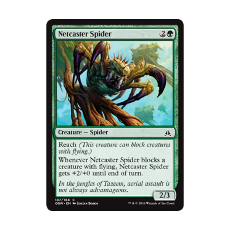 CCG Netcaster Spider (C) (фольга), MTG - Oath of the Gatewatch
CCG Netcaster Spider (C) (фольга), MTG - Oath of the Gatewatch