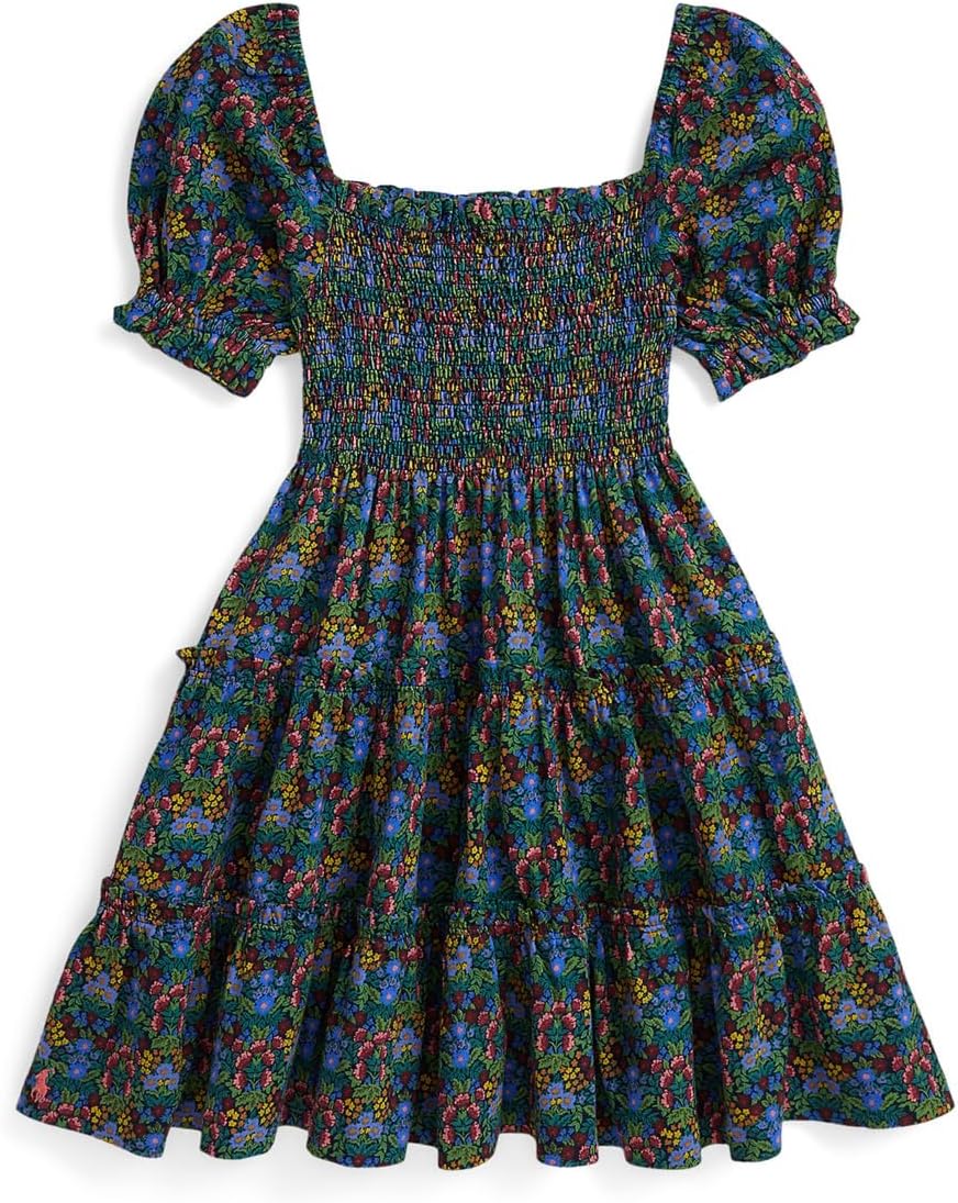 Платье Polo Ralph Lauren Kids Floral Smocked Cotton Jersey Dress, цвет Chrystie Floral Navy
Платье Polo Ralph Lauren Kids Floral Smocked Cotton Jersey Dress, цвет Chrystie Floral Navy