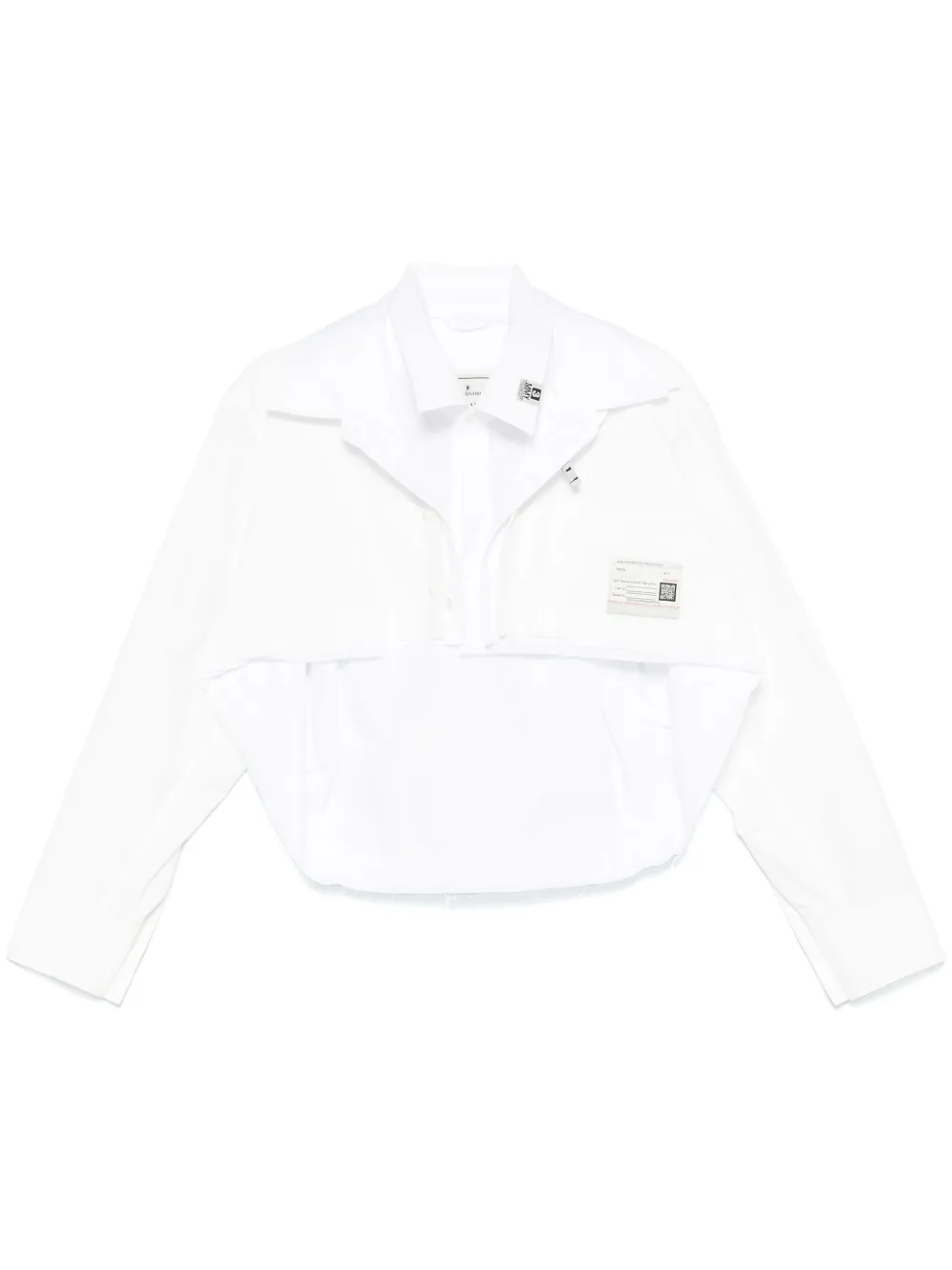 Укороченная рубашка Maison Mihara Yasuhiro, белый
Укороченная рубашка Maison Mihara Yasuhiro, белый