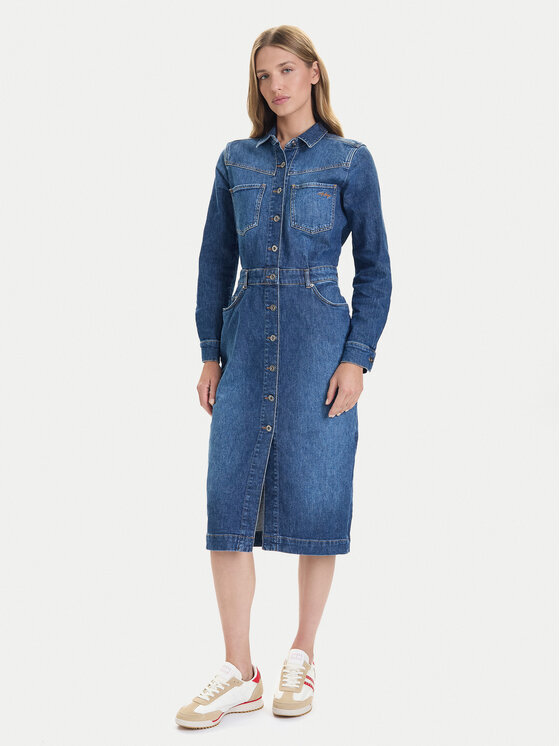 Джинсовое платье slim fit Emma 1016939 Mustang, синий
Джинсовое платье slim fit Emma 1016939 Mustang, синий