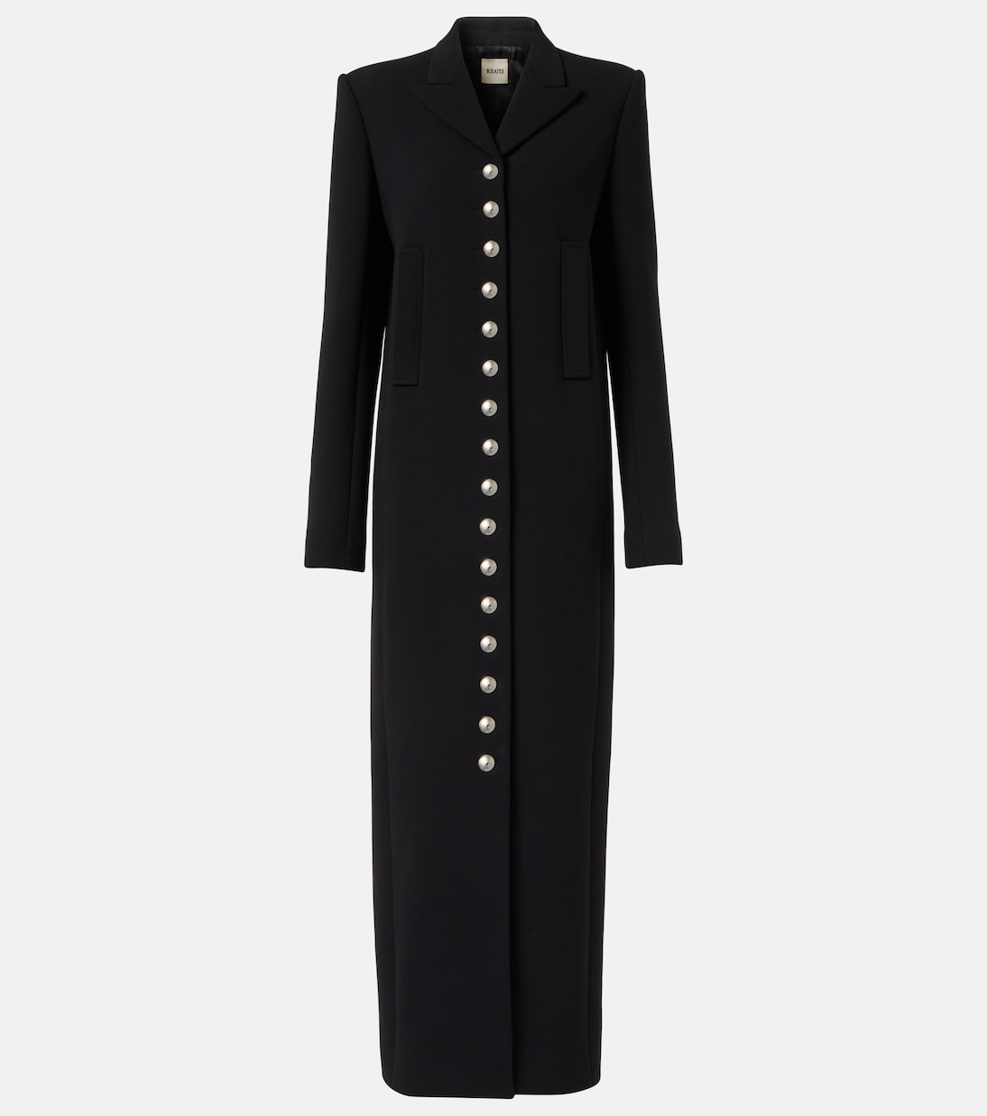 Пальто из смесовой шерсти Saphra Khaite, черный
Пальто из смесовой шерсти Saphra Khaite, черный